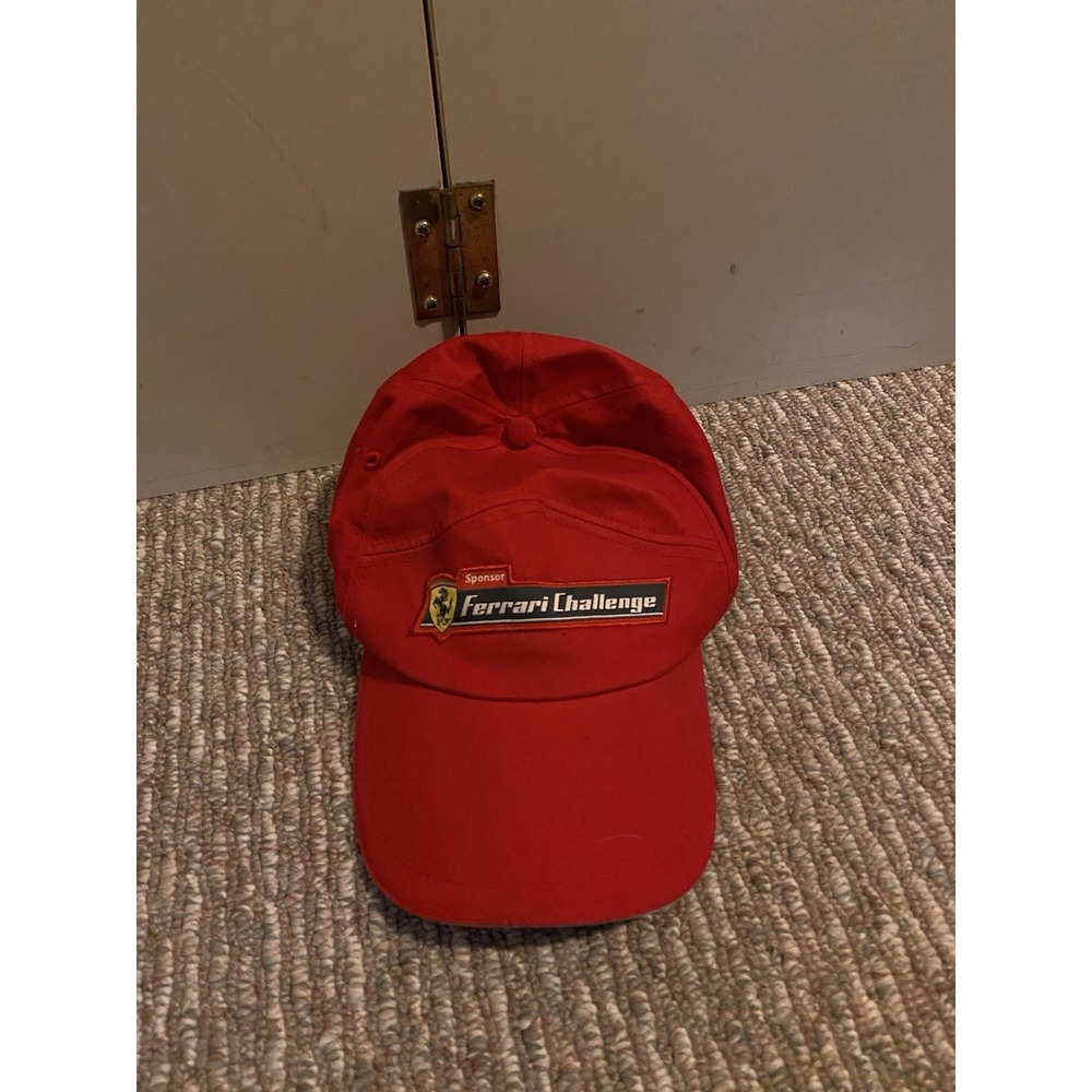 Ferrari Challenge Official Adjustable Team Cap Red Trucker Hat BaByliss PRO RARE